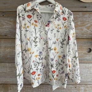 Boutique Button Up Blouse S